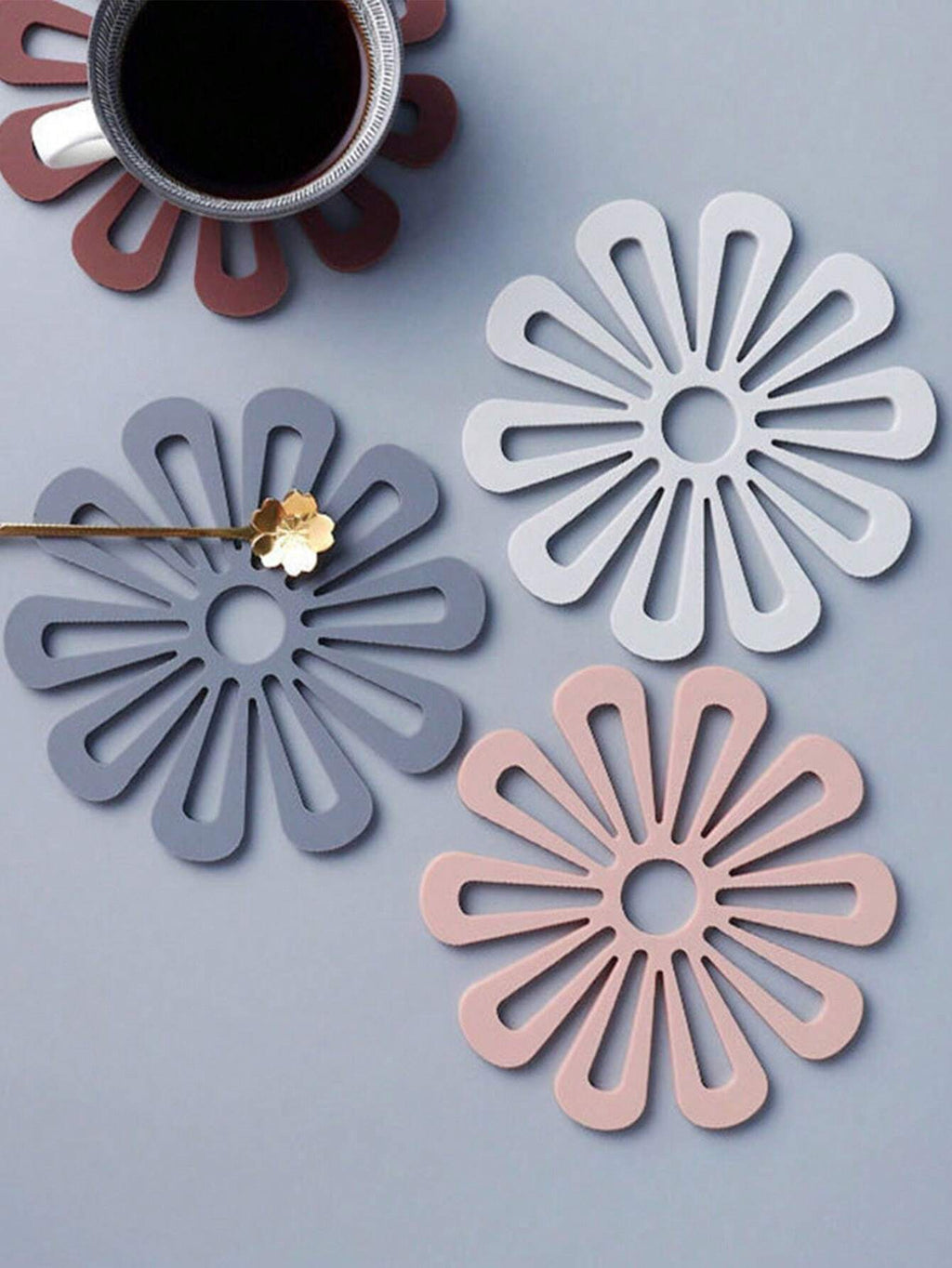 Bloemvormige Pannenonderlegger- Floral Chic