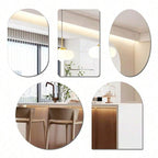 Zelfklevende Spiegels - Aurora Oval