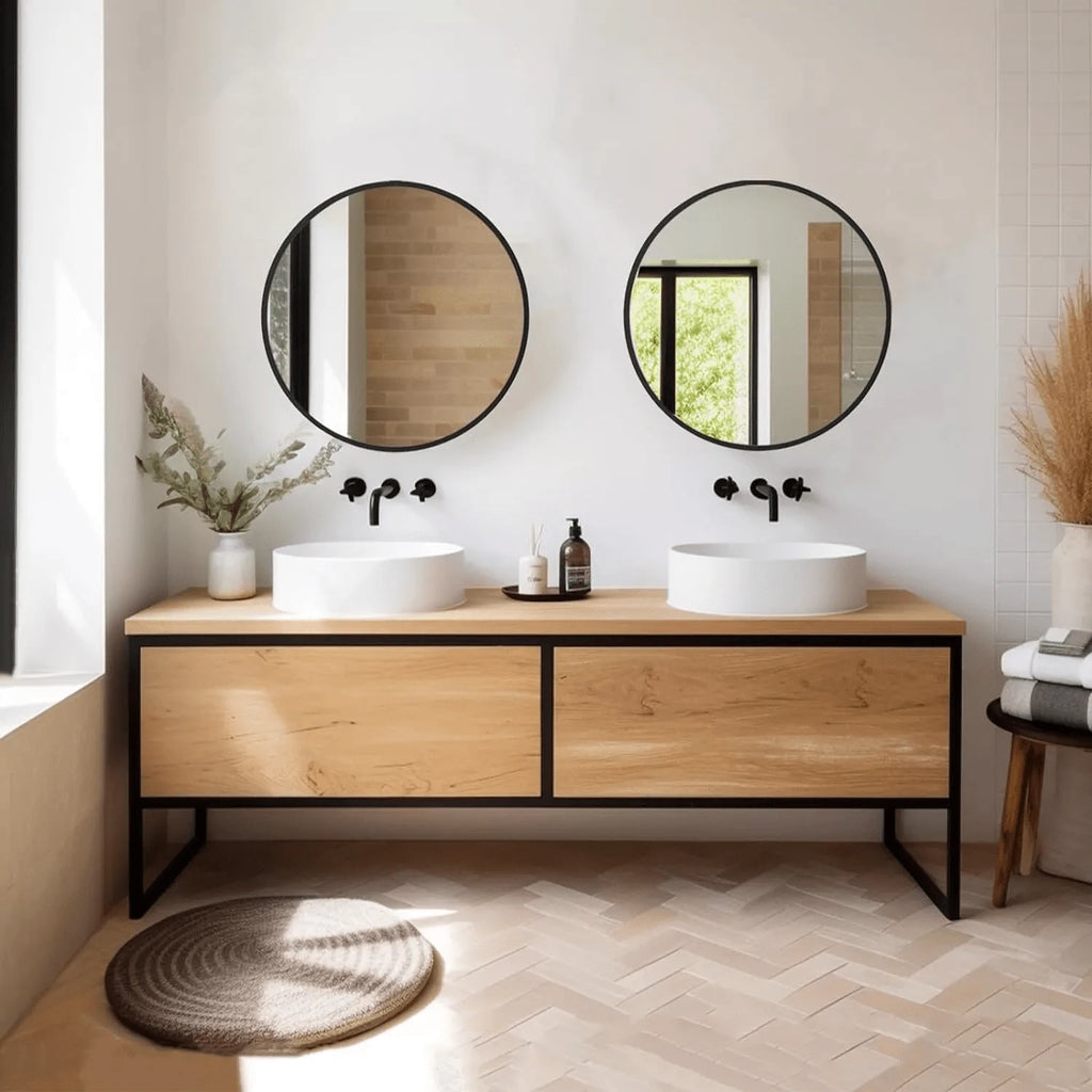 Goudzwarte Wandspiegel - Vérité