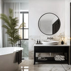 Goudzwarte Wandspiegel - Vérité