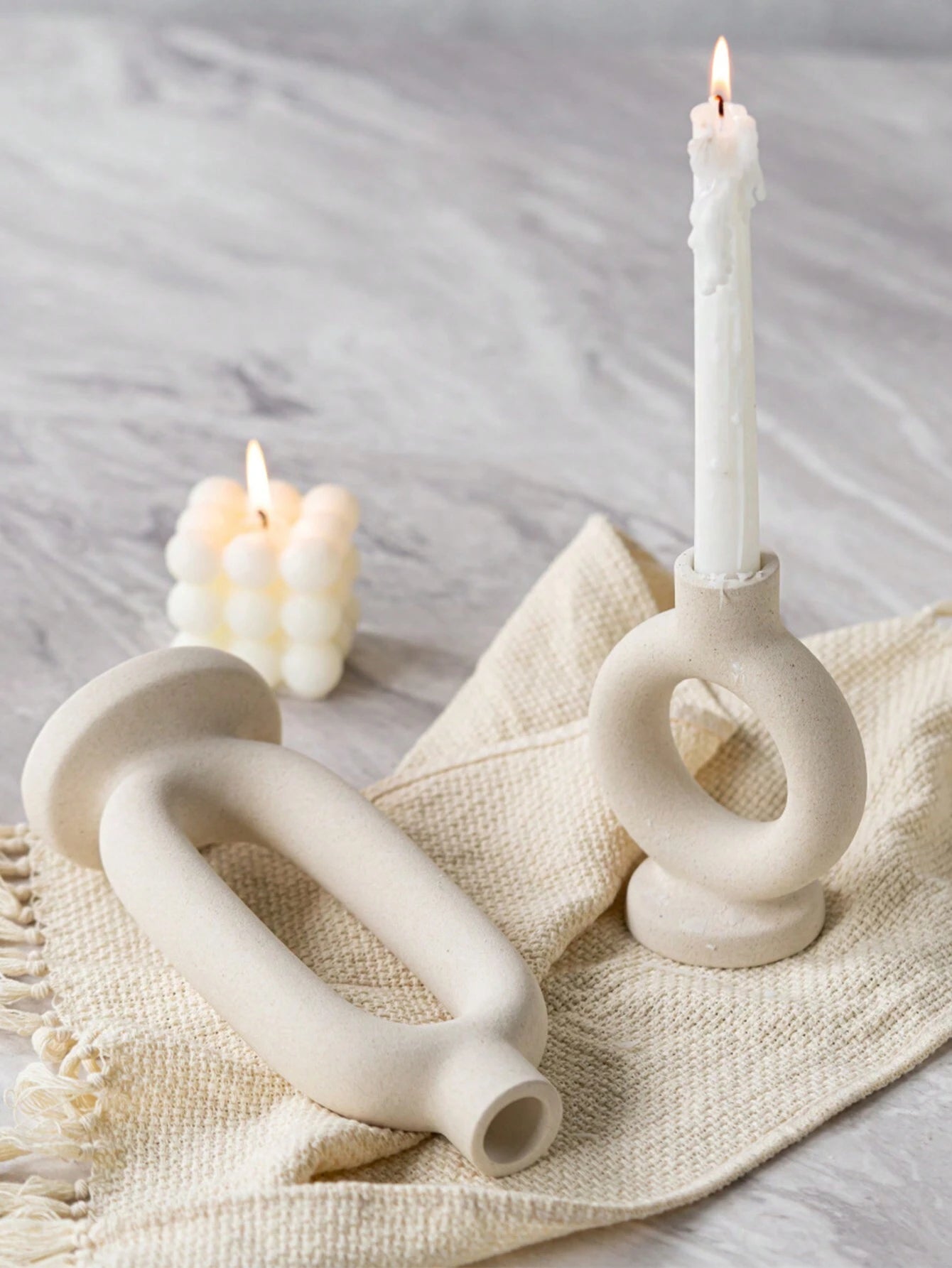 Geometrische Kaarsenhouder - Pure Form