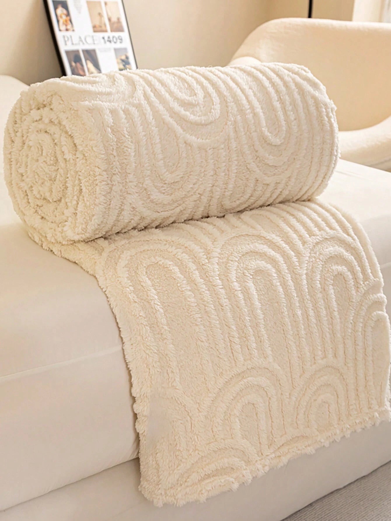 Dubbelzijdige Taffeta Jacquard Deken - Velissé