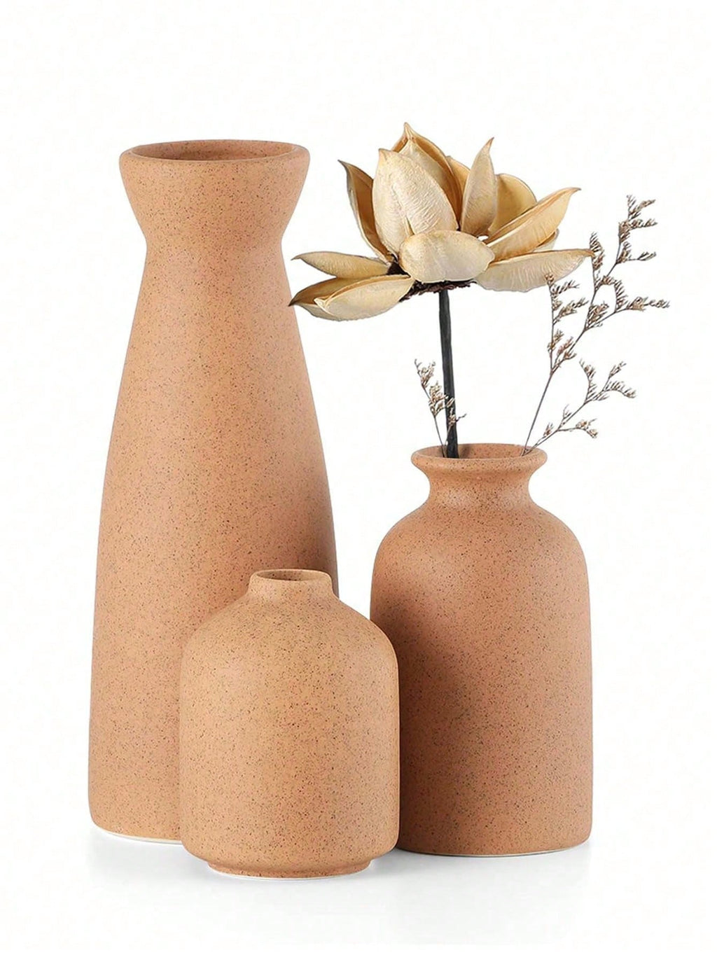 Set van 3 designvazen - Elysian Clay Trio