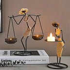 Tijdloze Metalen Kandelaar - Solenne