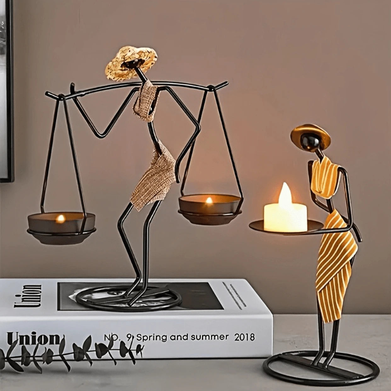 Tijdloze Metalen Kandelaar - Solenne