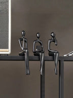 Abstracte Zwarte Sculpturen - The Silent Trio