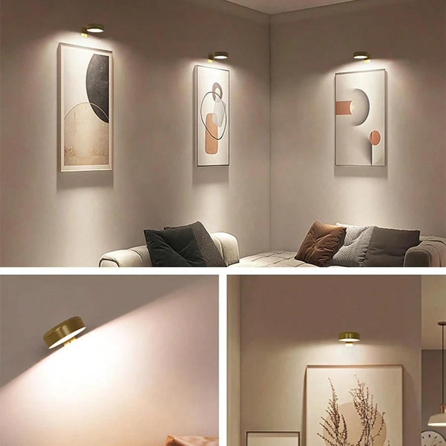 Draadloze Metalen Wanddecoratie - Luminéa