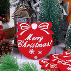 Kerstonderzetters - Festive Red Coasters