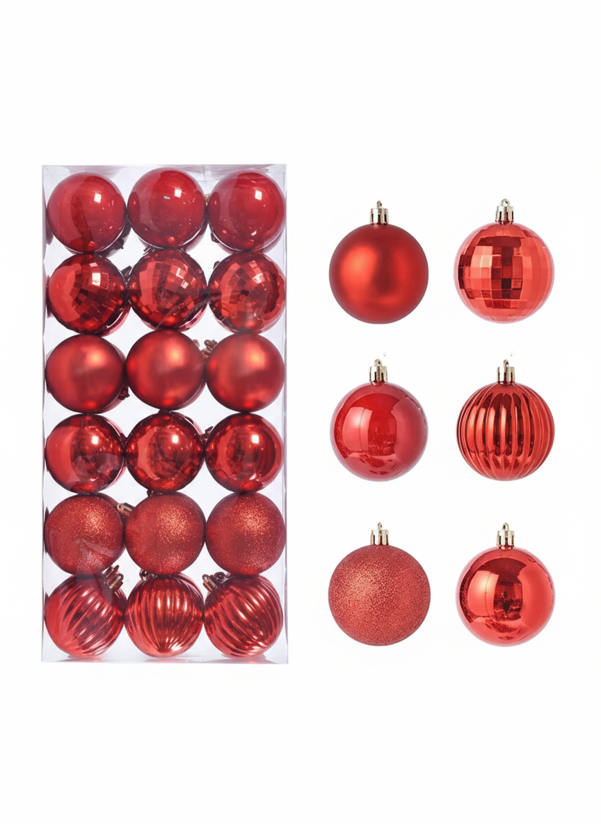 36 Kerstballen – Bohemian Noël Collection