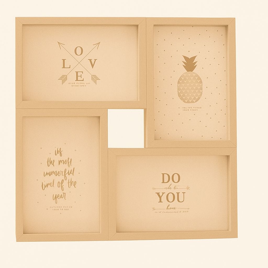 4 delige fotolijst - NoirFrame