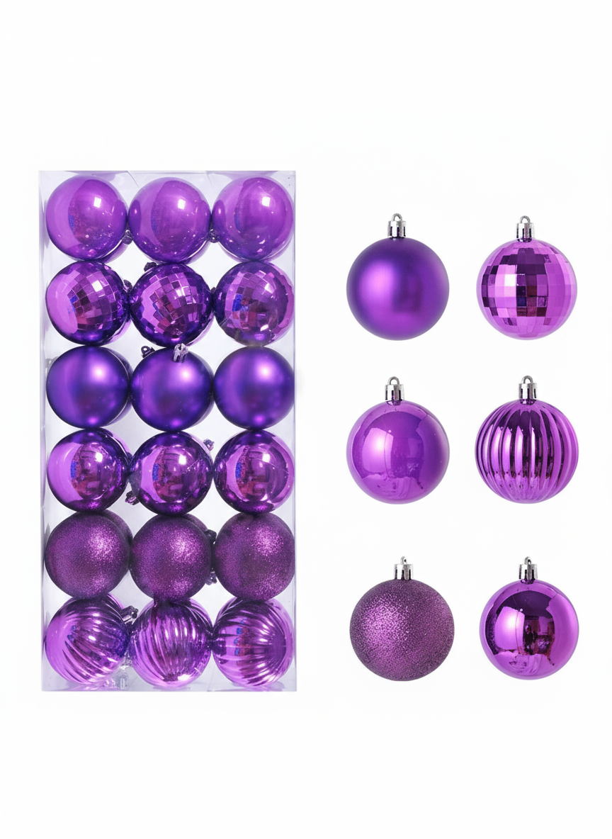 36 Kerstballen – Bohemian Noël Collection