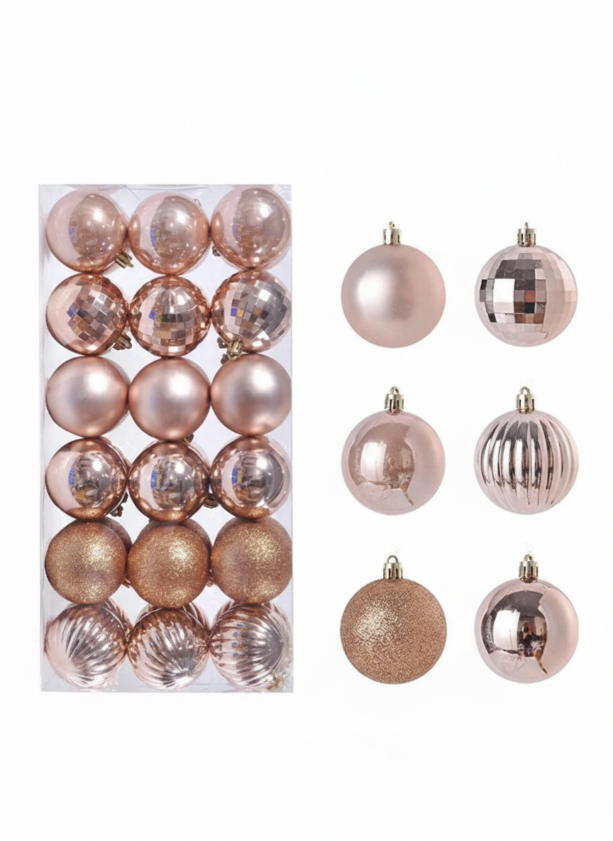 36 Kerstballen – Bohemian Noël Collection