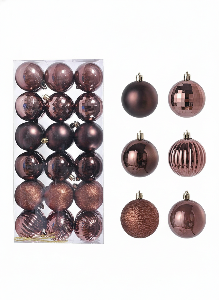 36 Kerstballen – Bohemian Noël Collection