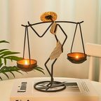 Tijdloze Metalen Kandelaar - Solenne