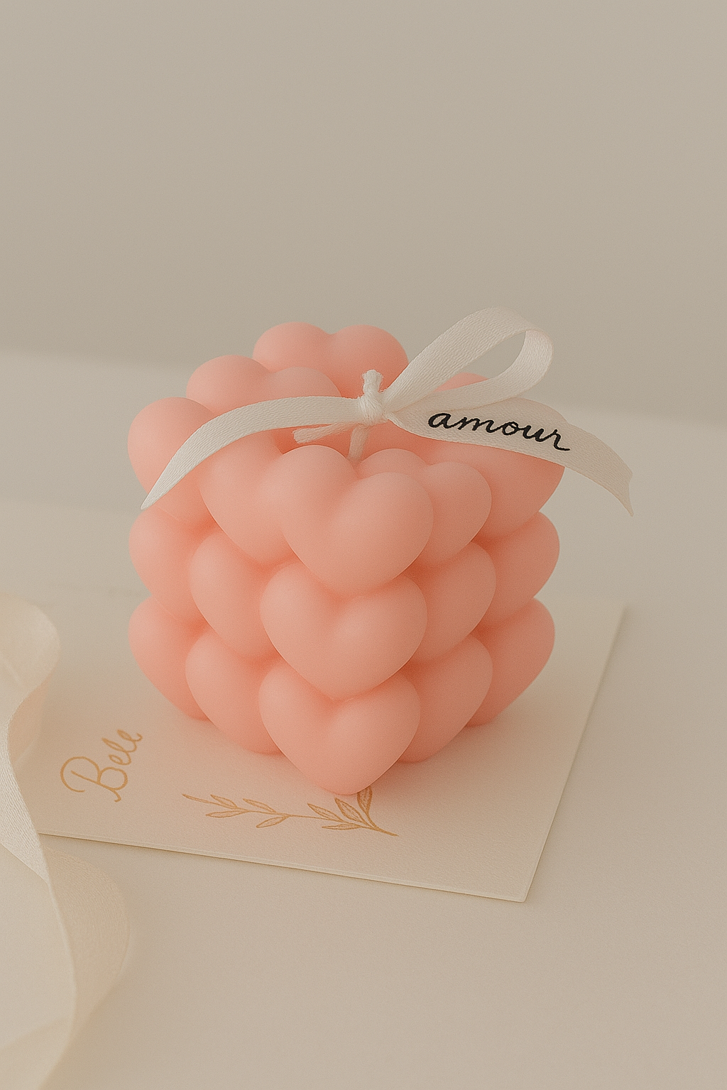 Geurkaars in Hartvorm - Cœur de Maison