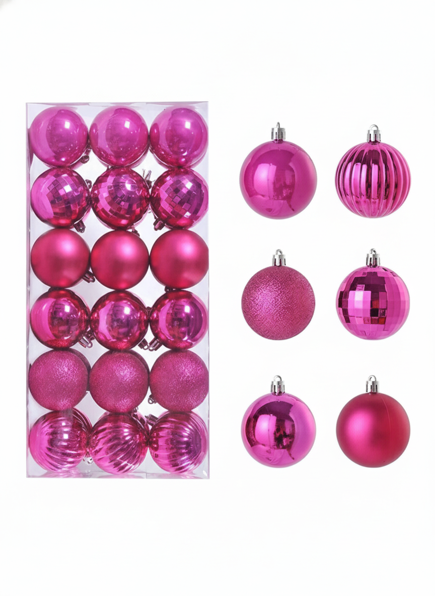 36 Kerstballen – Bohemian Noël Collection