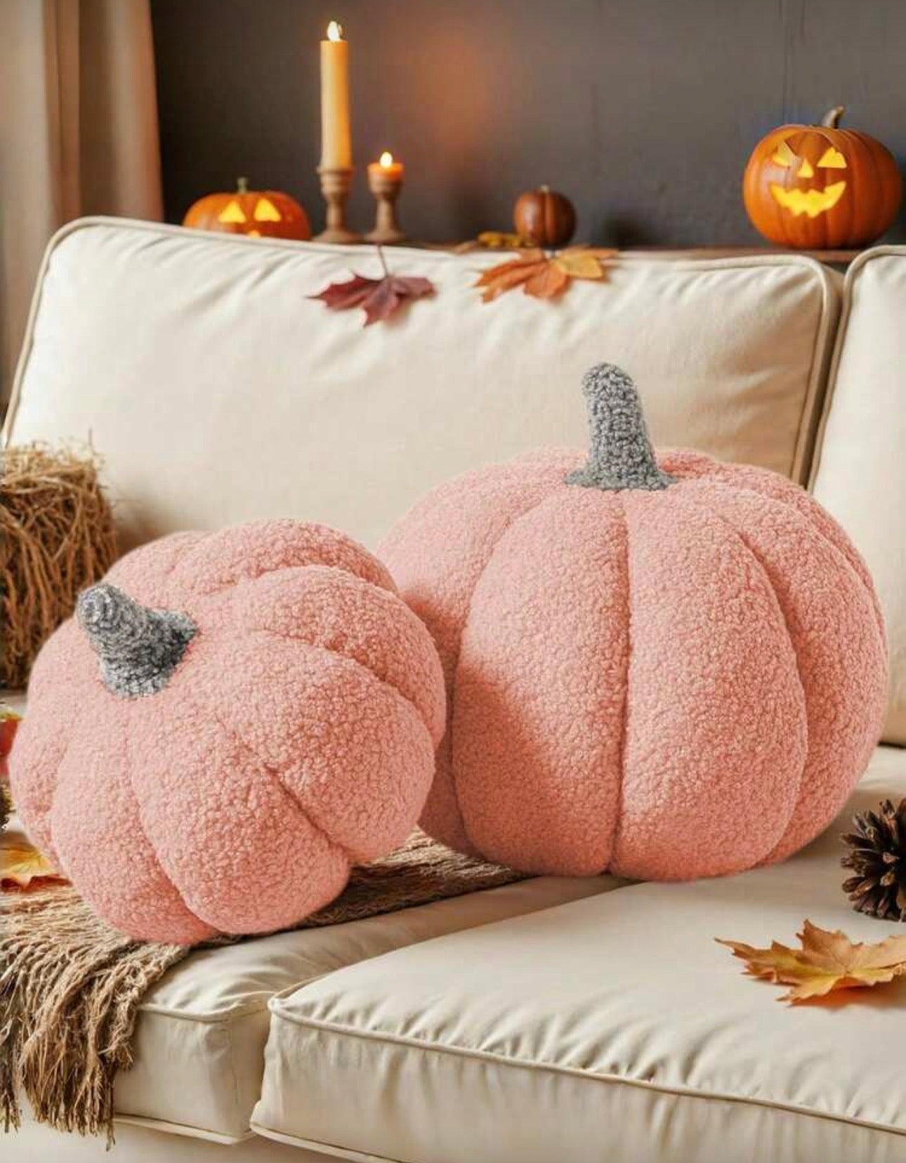 Pompoen Kussen - Autumn Embrace