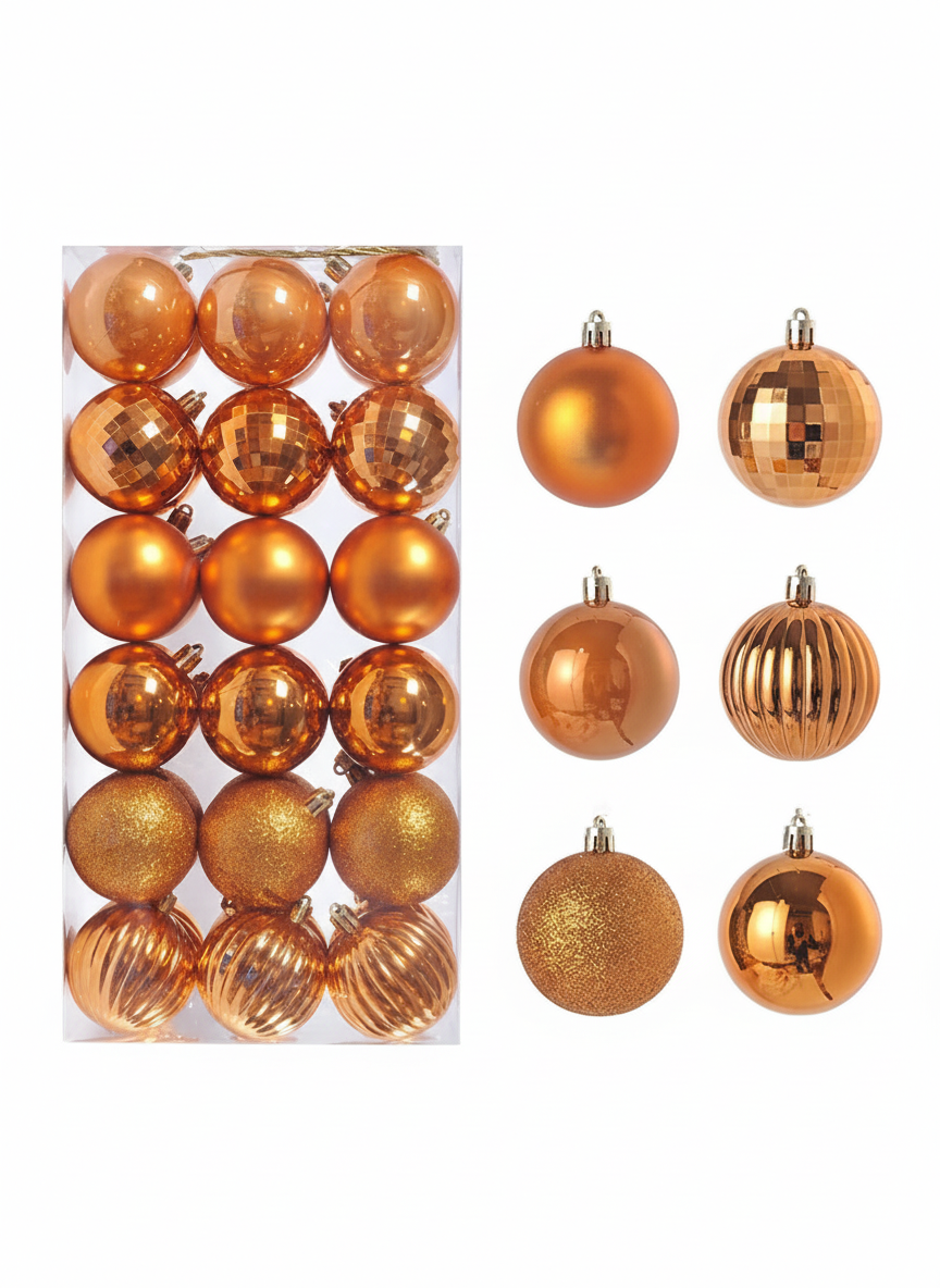 36 Kerstballen – Bohemian Noël Collection