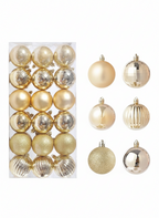 36 Kerstballen – Bohemian Noël Collection