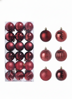 36 Kerstballen – Bohemian Noël Collection