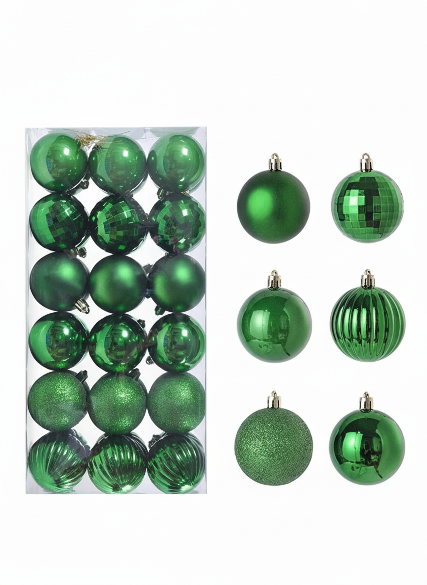 36 Kerstballen – Bohemian Noël Collection