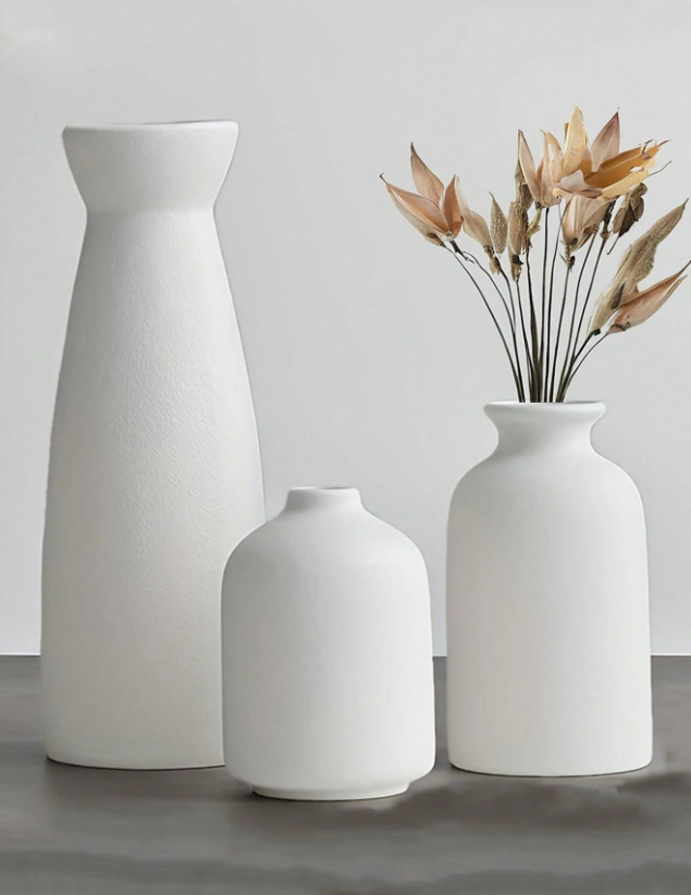 Set van 3 designvazen - Elysian Clay Trio