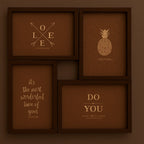 4 delige fotolijst - NoirFrame