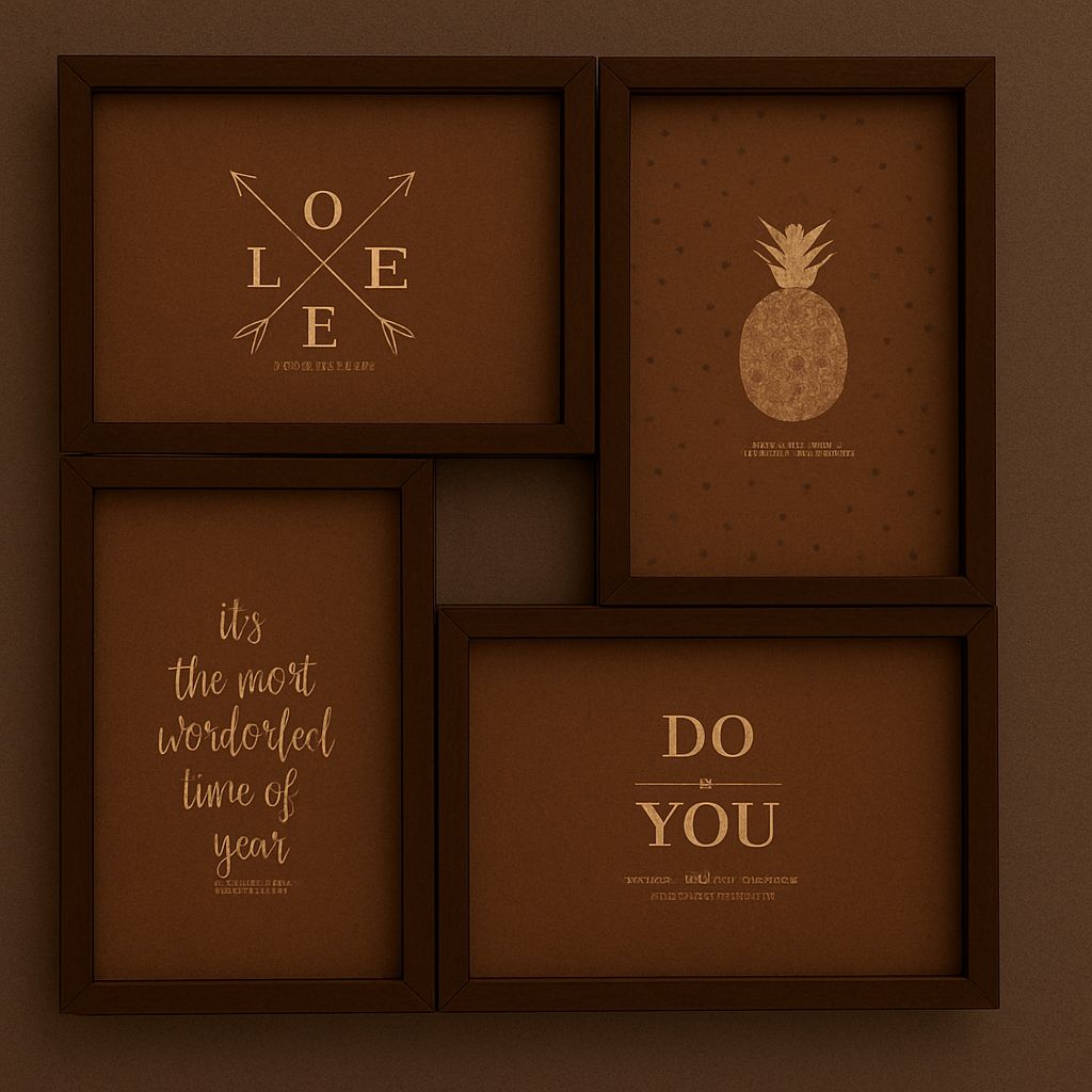 4 delige fotolijst - NoirFrame