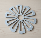 Bloemvormige Pannenonderlegger- Floral Chic