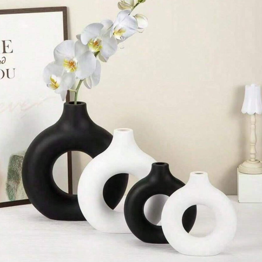 Moderne Bloemenvaas - White Harmony